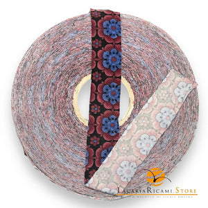 FETTUCCIA in Pizze di Lycra - Colore: FIORE BLU licra (340 Grammi) - by LacariaRicami.Store