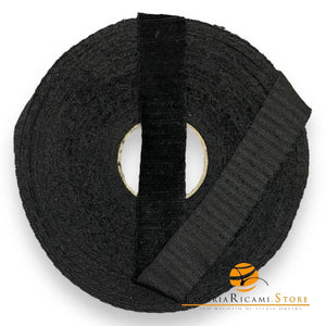 FETTUCCIA in Pizze di Velluto - Colore: NERO RIGHE LARGHE velluto (400 Grammi) - by LacariaRicami.Store