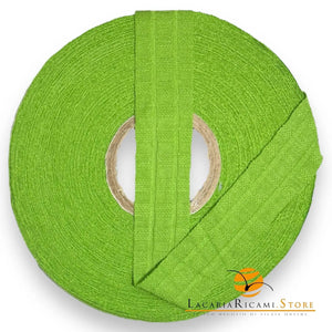 FETTUCCIA in Pizze di Lycra - Colore: VERDE MELA licra (220 GRAMMI) - by LacariaRicami.Store
