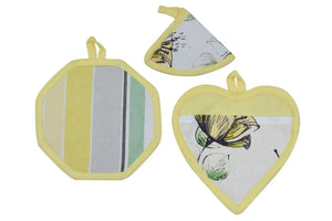 SET PRESINE CALISE' - Preziosa Home - Colore: SET CALISE S01 - 05 GIALLO - by LacariaRicami.Store