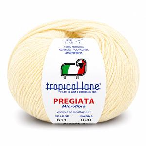 MICROFIBRA Pregiata - Tropical Lane - Colore: 611 - GIALLINO - by LacariaRicami.Store