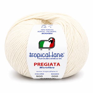 MICROFIBRA Pregiata - Tropical Lane - Colore: 900 - PANNA - by LacariaRicami.Store