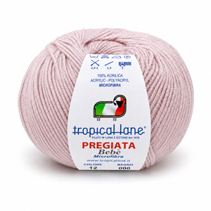 MICROFIBRA Pregiata Bebè - Tropical Lane - Colore: 12 - ROSA BABY - by LacariaRicami.Store