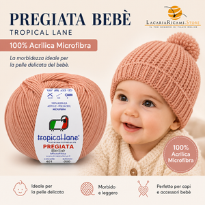 MICROFIBRA Pregiata Bebè - Tropical Lane - Colore: - by LacariaRicami.Store