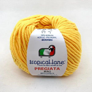 MICROFIBRA Pregiata BIG - Tropical Lane - Colore: 219 - GIALLO SOLE - by LacariaRicami.Store