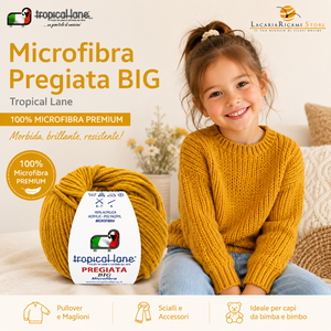 MICROFIBRA Pregiata BIG - Tropical Lane - Colore: - by LacariaRicami.Store