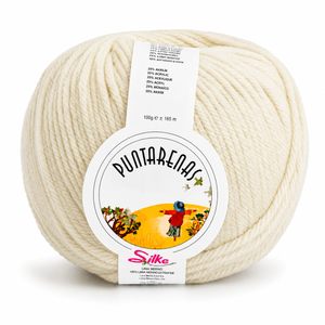 Lana PUNTARENAS - Silke - Colore: 800 - PANNA - by LacariaRicami.Store