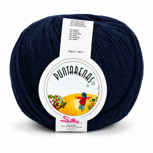 Lana PUNTARENAS - Silke - Colore: 879 - BLU SCURO - by LacariaRicami.Store