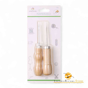 PUNTERUOLO con Manico in Legno - LacariaRicami.Store