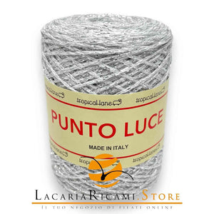 VISCOSA Punto Luce - Tropical Lane 31 - GRIGIO LUREX ARGENTO - LacariaRicami.Store