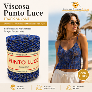 VISCOSA Punto Luce - Tropical Lane - Colore: - by LacariaRicami.Store