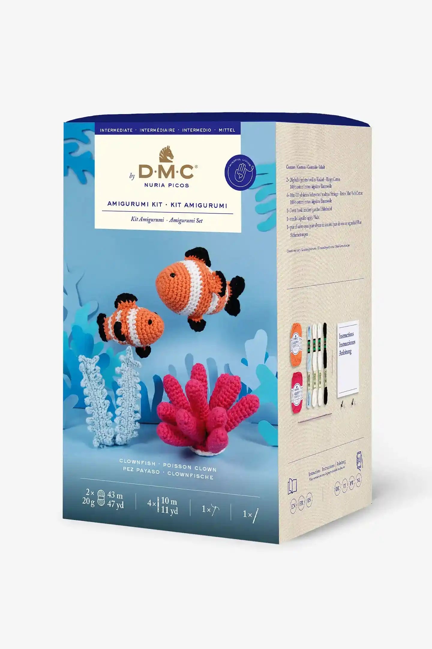Kit Amigurumi Intermedio Pesce Pagliaccio - DMC - Colore: - by LacariaRicami.Store