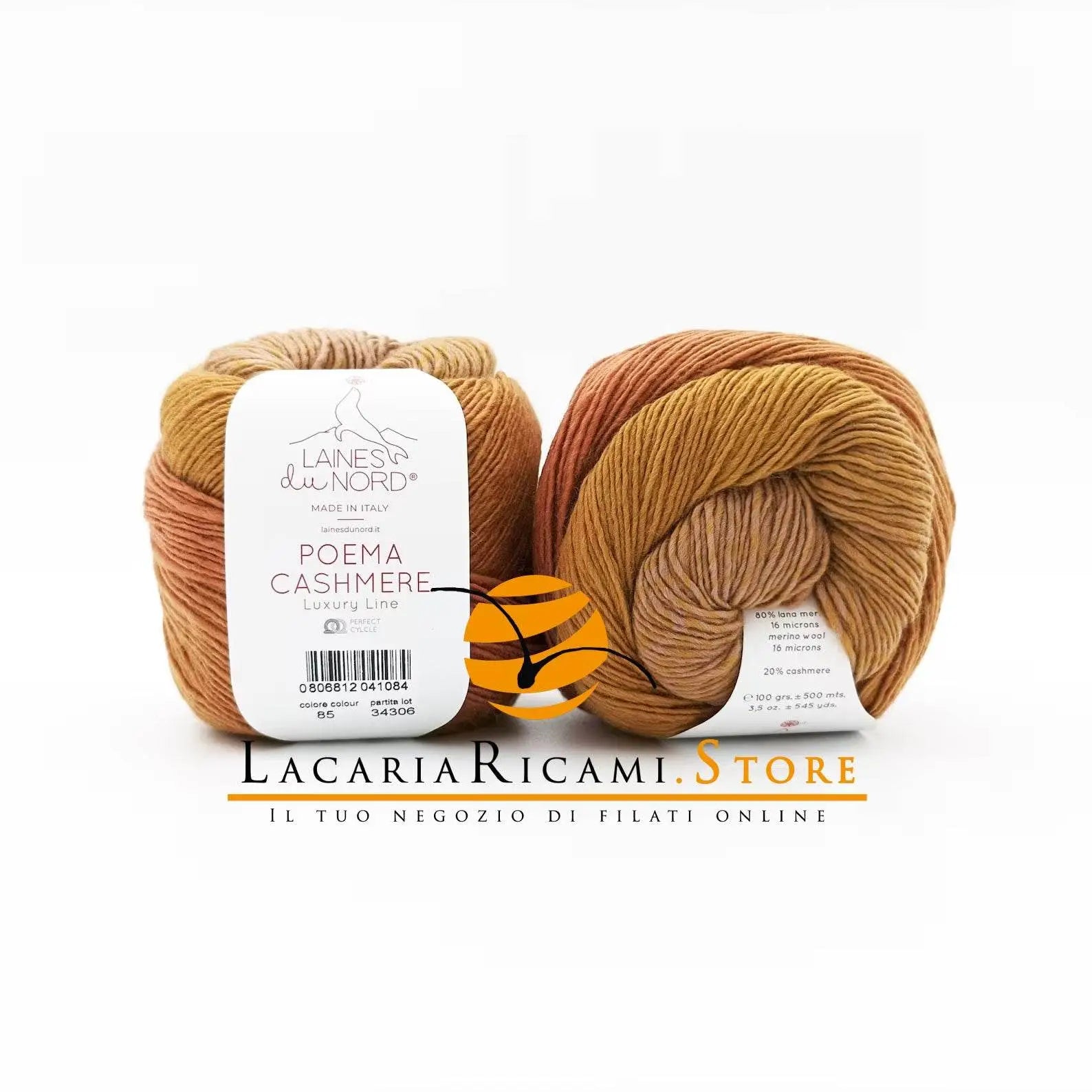 Lana POEMA CASHMERE - Laines du Nord - - LacariaRicami.Store