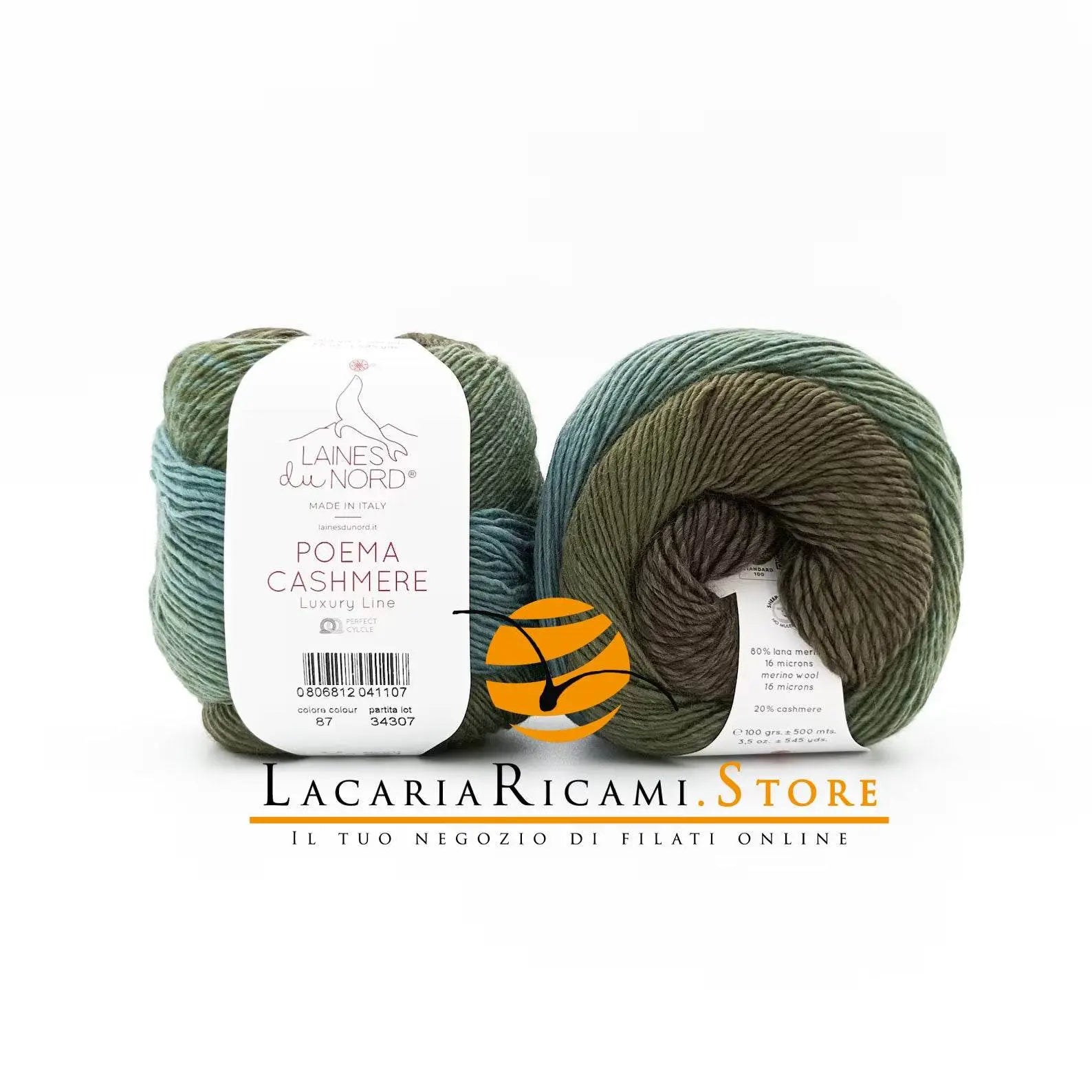 Lana POEMA CASHMERE - Laines du Nord - - LacariaRicami.Store