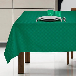 TOVAGLIA ANTIMACCHIA QUADROTTA X24 persone - Preziosa Home - Colore: 140X450 (X24 PERSONE) – 07 VERDE - by LacariaRicami.Store