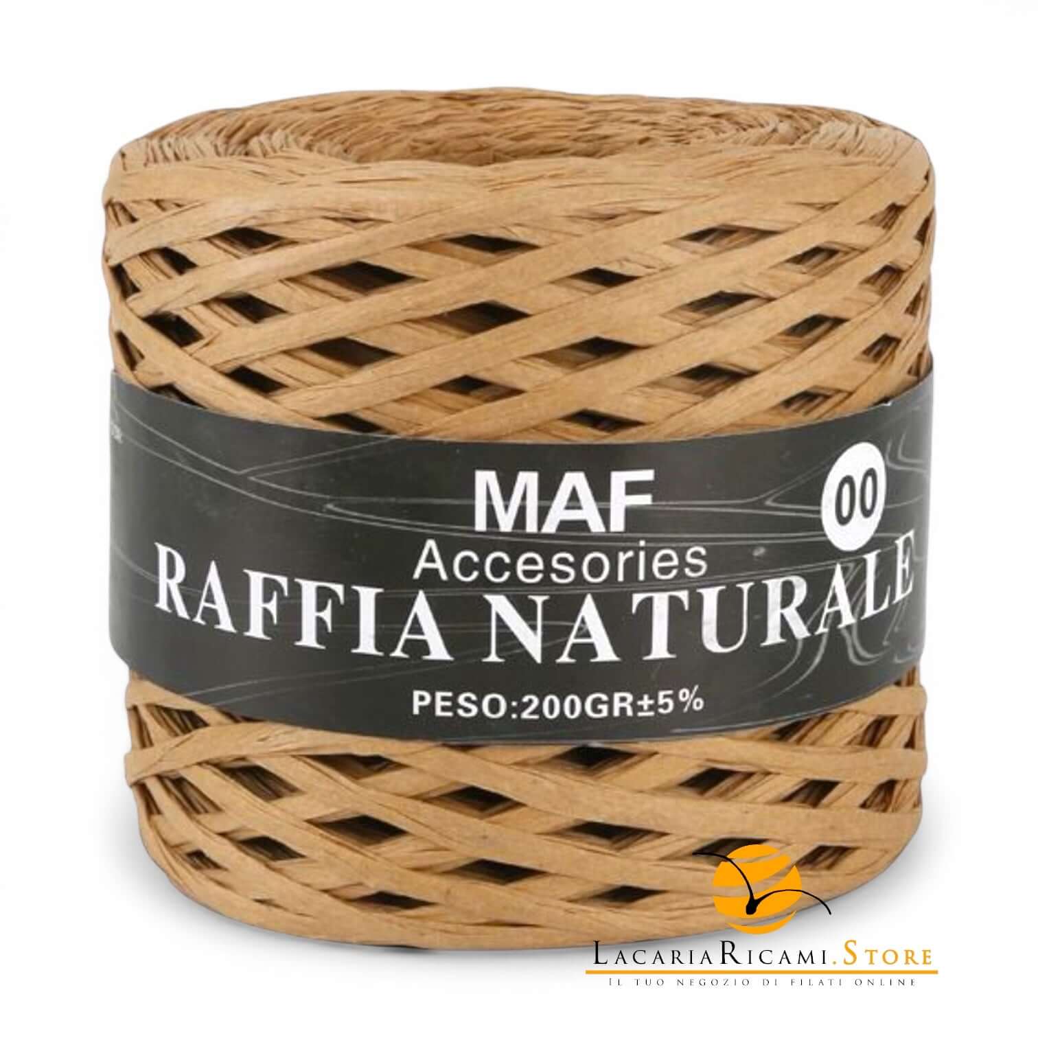 Rafia RAFFIA NATURALE - MAF Accessories - Colore: 00 - BEIGE - by LacariaRicami.Store