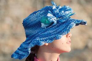 Viscosa RAFIA - GPTEX - 345 - CELESTE/BLU - LacariaRicami.Store