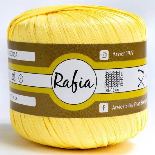 Viscosa RAFIA - GPTEX - 10 - GIALLO - LacariaRicami.Store