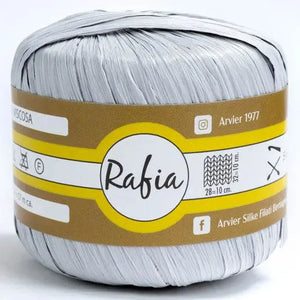 Viscosa RAFIA - GPTEX - 65 - GRIGIO CHIARO - LacariaRicami.Store