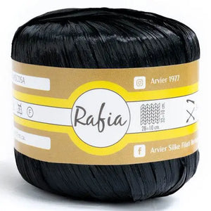 Viscosa RAFIA - GPTEX - 100 - NERO - LacariaRicami.Store