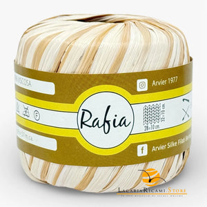 Viscosa RAFIA - GPTEX - Colore: 335 - PANNA ECRÚ - by LacariaRicami.Store