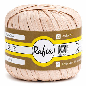 Viscosa RAFIA - GPTEX - Colore: 146 - BEIGE - by LacariaRicami.Store