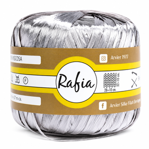 Viscosa RAFIA - GPTEX - Colore: 1616 - ARGENTO LUX - by LacariaRicami.Store