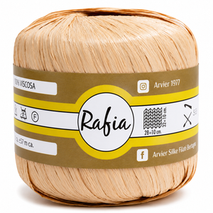 Viscosa RAFIA - GPTEX - Colore: 20 - CREMA - by LacariaRicami.Store