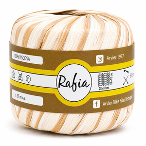 Viscosa RAFIA - GPTEX - Colore: 335 - PANNA ECRÚ - by LacariaRicami.Store