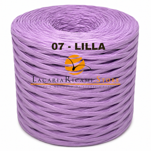 Rafia NATURALE - LacariaRicami.Store - Colore: 07 - LILLA - by LacariaRicami.Store
