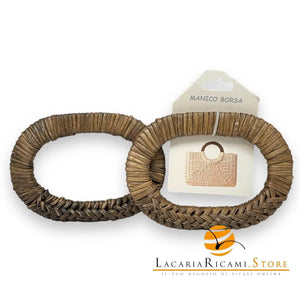 MANICI in Rattan - Colore: 13,5x9,5 Cm - CASTORO - by LacariaRicami.Store