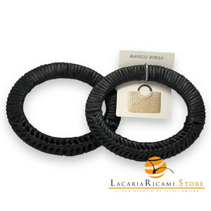 MANICI in Rattan - Colore: 15x12 Cm - NERO - by LacariaRicami.Store