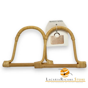 MANICI in Rattan - Colore: 16x13 Cm - NATURALE - by LacariaRicami.Store
