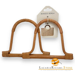 MANICI in Rattan - Colore: 16x13 Cm - NOCE - by LacariaRicami.Store