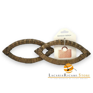 MANICI in Rattan - Colore: 17x8 Cm - CASTORO - by LacariaRicami.Store
