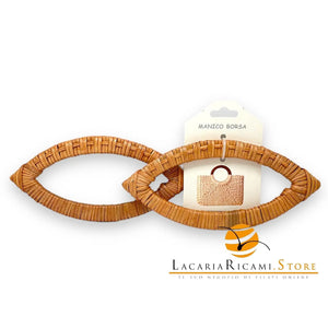 MANICI in Rattan - Colore: 17x8 Cm - NOCE - by LacariaRicami.Store
