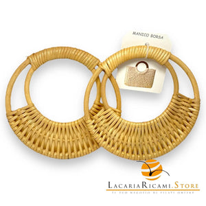 MANICI in Rattan - Colore: 16,5 Cm - NATURALE - by LacariaRicami.Store