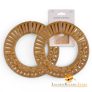 MANICI in Rattan - Colore: 15 Cm - NATURALE - by LacariaRicami.Store