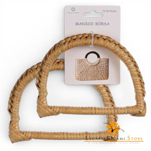 MANICI in Rattan - Colore: 13,5x11 Cm - NATURALE - by LacariaRicami.Store