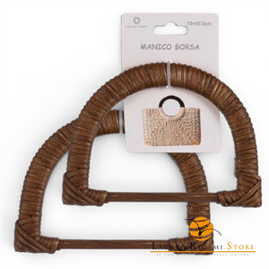 MANICI in Rattan - Colore: 15x10,5 Cm - CASTORO - by LacariaRicami.Store