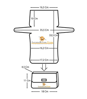 Rete Sagomata Pochette - - LacariaRicami.Store