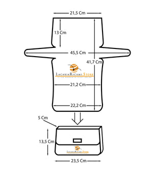 Rete Sagomata Pochette - - LacariaRicami.Store