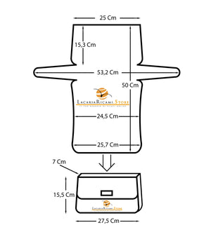Rete Sagomata Pochette - - LacariaRicami.Store