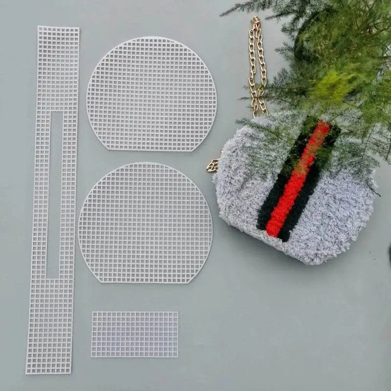 Rete Sagomata BORSA Rotonda a D - - LacariaRicami.Store