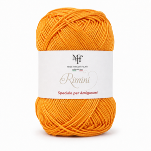 Cotone RIMINI - Miss Tricot Filati - Colore: 1014 - ARANCIO OCRA - by LacariaRicami.Store