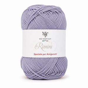 Cotone RIMINI - Miss Tricot Filati - Colore: 134 - LILLA - by LacariaRicami.Store