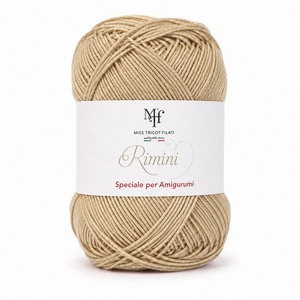 Cotone RIMINI - Miss Tricot Filati - Colore: 153 - SABBIA - by LacariaRicami.Store