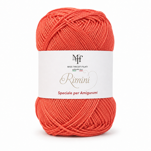 Cotone RIMINI - Miss Tricot Filati - Colore: 159 - CORALLO - by LacariaRicami.Store
