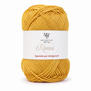 Cotone RIMINI - Miss Tricot Filati - Colore: 265 - SENAPE - by LacariaRicami.Store