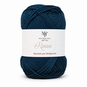 Cotone RIMINI - Miss Tricot Filati - Colore: 279 - VERDE PETROLIO - by LacariaRicami.Store